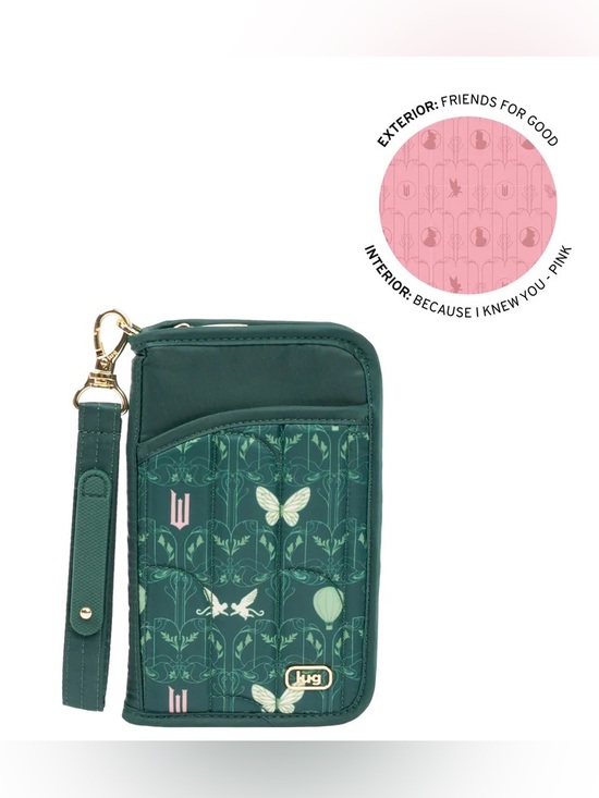 lug Handbags - Lug Wicked x Lug Tandem Zip RFID Wallet Friends for Good